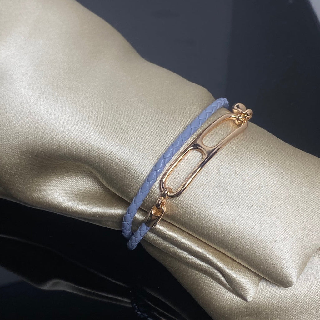 Hermes Pig Nose Light Lavender Bracelet